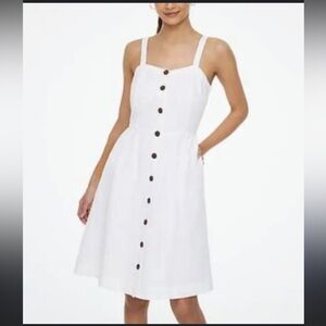 Universal Thread White Button Midi Dress